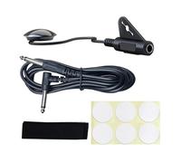 harayaa Piezo Contact Microphone Pickup Stick Patch Design Audio Good Sound with Cable for Violin Banjo Acoustic Guitars Harp, 5 meter cable