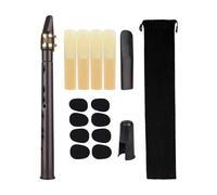 harayaa Pocket Saxophone Portable Saxophone Great Sound with Mouthpiece Woodwind Instrument for Adult Music Lovers Kids Performers, Coffee