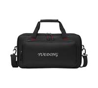 harayaa Portable Guitar Pedalboard Case with Storage Pocket for Performances, 63.5x33x10.5cm