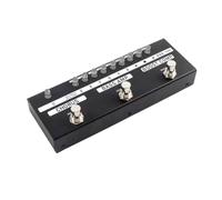 harayaa Processor Multi Effects Pedal Board Bass Pedal Amp Compressor Chorus Side Mounted I O And Port suitable for studio stage shows, Black