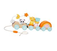 harayaa Pull Toy Wooden Early Development Shape Matching for Walking Toys for Babies Kids Boys Girls Children Age 3 Years