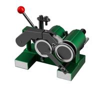harayaa Punch Forming Machine Three Jaw Punch Former Manual Grinding Shaft Tool Bench Mounted Chuck Fixture with Belt Driven Main Wheel for Tool Sharpening Bench Machining, 0.003mm