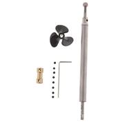 harayaa RC Boat Accessories Drive Shaft Propeller Coupling Shaft Sleeve Stainless Steel for Hobbyists DIY Models Gift Ideas, Silver, 3.17mm
