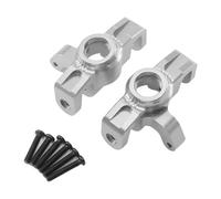 harayaa RC Car Front Steering Cup 1:14 Scale Multifunction Sturdy High Performance Spare Parts Modified DIY Remote Control Car Parts, argent