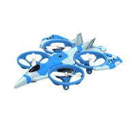harayaa RC Quadcopter Fighter Takeoff Landing Ready to Fly Aircraft Toy Foam Remote Control Airplane for Yard Backyard Girls Boys, blue