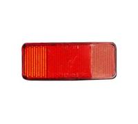 harayaa Reflector Light Rear Rack Reflector Plate Rectangular Reflective Panel Rear Mount Reflector Bike Reflector Acrylic Ribbed Face And Two Hole Mounting suitable for commuting night riding