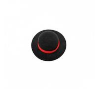 harayaa Ribbon Hat Petite Top Hat Doll Accessory Craft Bottle Topper Velvet Surface Touch Shaped Crown suitable for BJD dolls miniature figures party favors, Small, Red Ribbon