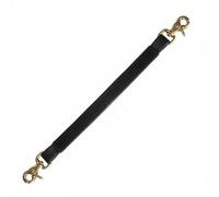harayaa Riding Handle Horse Saddle Handle Strap Grip Support With Leather Strap And Copper Buckle Hardware Suitable for beginner riders training lessons daily practice mounting assistance , Black