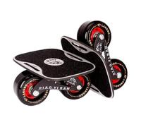 harayaa Road Drift Skates Plate,Portable Roller Drift Board Split Skateboard for Boys Girls, Aluminum Plate Wheel