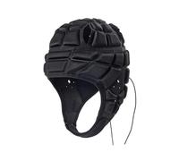 harayaa Rugby Helmet Headguard Headgear for Soccer, Scrum Cap Soft Protective Helmet for Kids Youth, M Black