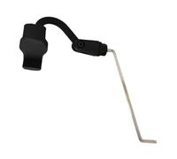 harayaa Saxophone Phone Holder Marching Lyre for Sax Replacements Rotatatable Saxophone Music Holder Phone Mount for Performances, argent