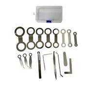 harayaa Saxophone Repair Pads Set With Metal Shaped Tools For Flat Pad Alignment Adjustment In Music Workshop Service