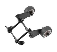harayaa Scooter Stabilizer Wheel Kit Support Wheels Iron Bracket Assembly Clamp On Practical Look Suitable for Park And Proceed Use City Errands