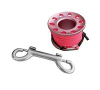 harayaa Scuba Dive Finger Reel 15M Guide Line Spool with Snap, Pink