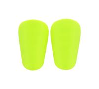 harayaa Shin Guard Compact Soccer Protector Pad With EVA Cushion And PP Shell Suitable for adults kids practice training match play, Mini Neon Green