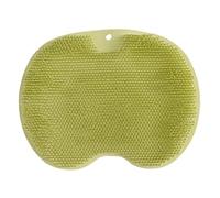 harayaa Shower Foot Scrubber Mat Back Scrubbing Pad with Non Slip Suction Cups Silicone Shower Soft Multifunctional Bath Wash Pad, Green
