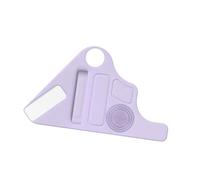 harayaa Silicone Brush Cleaning Mat Makeup Wristband Multipurpose Compact Make up Assistant Tool, for Painting Brush Art Supplies, Purple