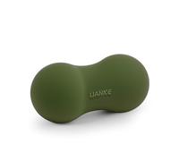 harayaa Silicone Massage Ball Peanut Trigger Point Therapy Ball with Ergonomic Bulge Silicone Build for Focused Pressure Suitable for Athletes Workout Recovery Home Exercise, Forest Green