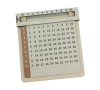 harayaa Slide and Learn Multiplication Grids Learning & Education Toys with Viewer Window