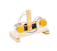 harayaa Small Inventions Wood Mechanical Building Toys, Motor Generator Science Experiments DIY Kits for Kids, Girls Boys, Teens