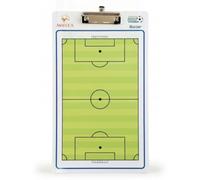 harayaa Soccer Strategy Board Coaching Clipboard Training Whiteboard Double Sided with Wipe Clean Surface PVC Suitable for Practice Planning