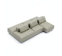 harayaa Sofa Miniature Sectional Furniture Model Realistic Cushion Modern Upholstered Design Suitable for Architectural Models Dollhouse Accessories Photography DIY Projects, Grey 1-20 Double