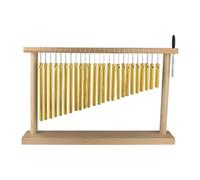 harayaa Sound Bundle Single-row Table Top Wind Chime 25 Tones Practical Creative Multipurpose Single Row Hand Chimes for New Year