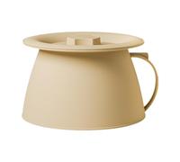 harayaa Spittoon Practical Chamber Pot Bedside Commode Bucket Potty Urinal Bucket Bedpan for Indoor Bedroom Men Woman Adults Kids, A