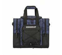 harayaa Sport Equipment Carrier Bowling Bag Tote Organizer Case with Structured Boxy Shape Oxford Cloth Build Front Pocket and Zippered Sides Comfortable, Style to 2, Blue, Deep Blue