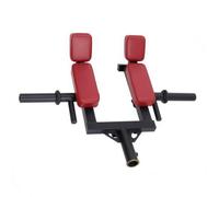 harayaa Strength Training Rack Hack Squat Machine Leg Weightlifting Frame Loaded Leverage And Cushioned Shoulder Pads Sturdy Steel Suitable for home gym leg, Black Tube, Red Pad