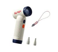 harayaa Travel Hair Dryer Furniture Cleaning USB Rechargeable Professional Cordless Blow Dryer Mini Vacuum Cleaner for Travelling, Blue