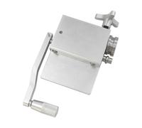 harayaa Tube Crimping Machine Tube Beading Tool Tube Former Pipe Line Rib Maker Compact Manual with Flat Support Plate Suitable for Metal Pipe Projects Mechanics Workshop, Silver