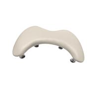 harayaa U Shape Arm Rest Detachable, PU Leather, Portable Comfortable Manicure Armrest Nail Hand Rest for Nails Tech Salons Home DIY, Milk coffee color