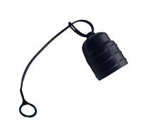 harayaa Valve Cap Hydration Tube Mouthpiece Valve Cap Hydration Bladder Portable Unisex Durable Protector, Black 22.41mm