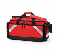 harayaa Waterproof Emergency Bag Organizer Paramedic Bag with Sturdy Construction and Carry Straps Made of 1200D Oxford Cloth Suitable for Disaster Relief Scene Response, Red
