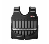 harayaa Weighted Training Vest Adjustable Weight Vest Running Vest Exercise Vest With Breathable Mesh And Multiple Pockets Suitable for strength training, Black, 5KG