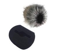 harayaa Wind Cover Sleeve Accessories, Noise Reduction, Sound Absorbing Mic Muff Mic Windshield for H5 H6, Gray White