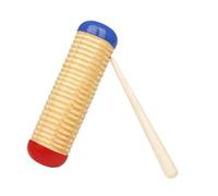 harayaa Wooden Guillo Percussion Guiro Musical Training Tool, Portable Guiro Shaker Hand Percussion Instrument for Activity Home