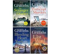Harbinder Kaur Series 4 Books Collection Set By Elly Griffiths (The Stranger Diaries, The Postscript Murders, Bleeding Heart Yard & The Last Word)