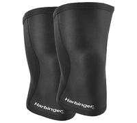 Harbinger 5mm Knee Sleeves-Provides Protection and Joint Support,Designed to Add Lower Quad Compression for Performance,Ideal for Heavy Lifting abd Body Weight Workouts,X-Large,Black