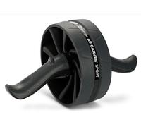 Harbinger Ab Carver Sport Wide Roller-Provides Stability For Core Workouts,Ergonomic Handles Increase Arm Activation and Shoulder Stability,Designed For All Fitness Levels,One Size,Black