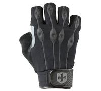 Harbinger Adventure Series Handle It Short Finger Mountain Biking Gloves (Large, Black)