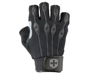 Harbinger Adventure Series Handle It Short Finger Mountain Biking Gloves (Large, Black)