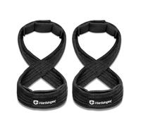 Harbinger Figure 8 Padded Lifting Straps: Ultimate Grip Support for Heavyweight Lifter