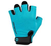 Harbinger Power 2.0 Weightlifting Gloves-Comfortable, Lightweight and Breathable,Adjustable Fit with Hook and Hoop Wrist Enclosure,Perfect For Beginners and Moderate Workouts,X-Small,Aqua