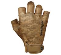 Harbinger Pro 2.0 Weightlifting Gloves-Padded Leather Palm, Breathable Perforated Design, 4-Way Stretch, Pull Tabs, Wrist Strap-Flexible Moderate Support Gym Gloves- Unisex, Tan, X-Large