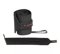 Harbinger Pro 20-Inch WristWraps with Thumb Loop for Weightlifting (pair), Black