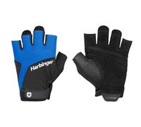 Harbinger Training Grip 2.0 Weightlifting Gloves, Unisex, Blue, Large