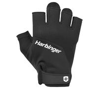 Harbinger Training Grip 2.0 Weightlifting Gloves, Unisex, Black, Small