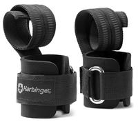 Harbinger Unisex Pro Harbinger Big Grip Padded Lifting Straps Weight Lifting Strength Training Equipment Black Pack o, Black, One Size UK